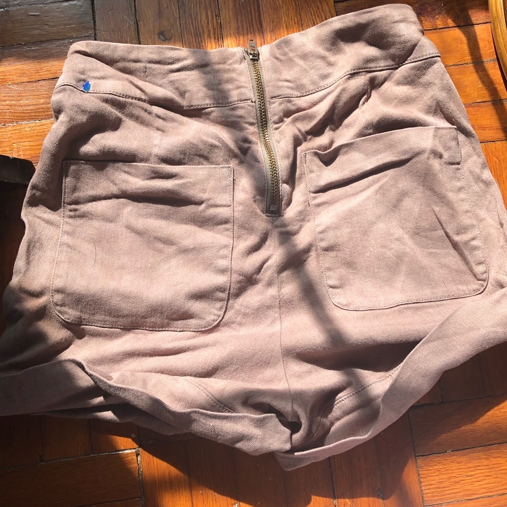 Urban Outfitters Brown High-Waist Shorts